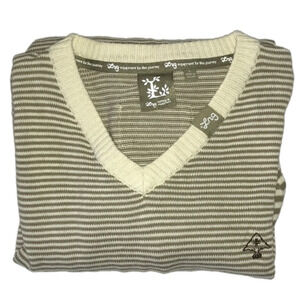 LRG Clothing + Equipment Striped Tree V-Neck Sweater